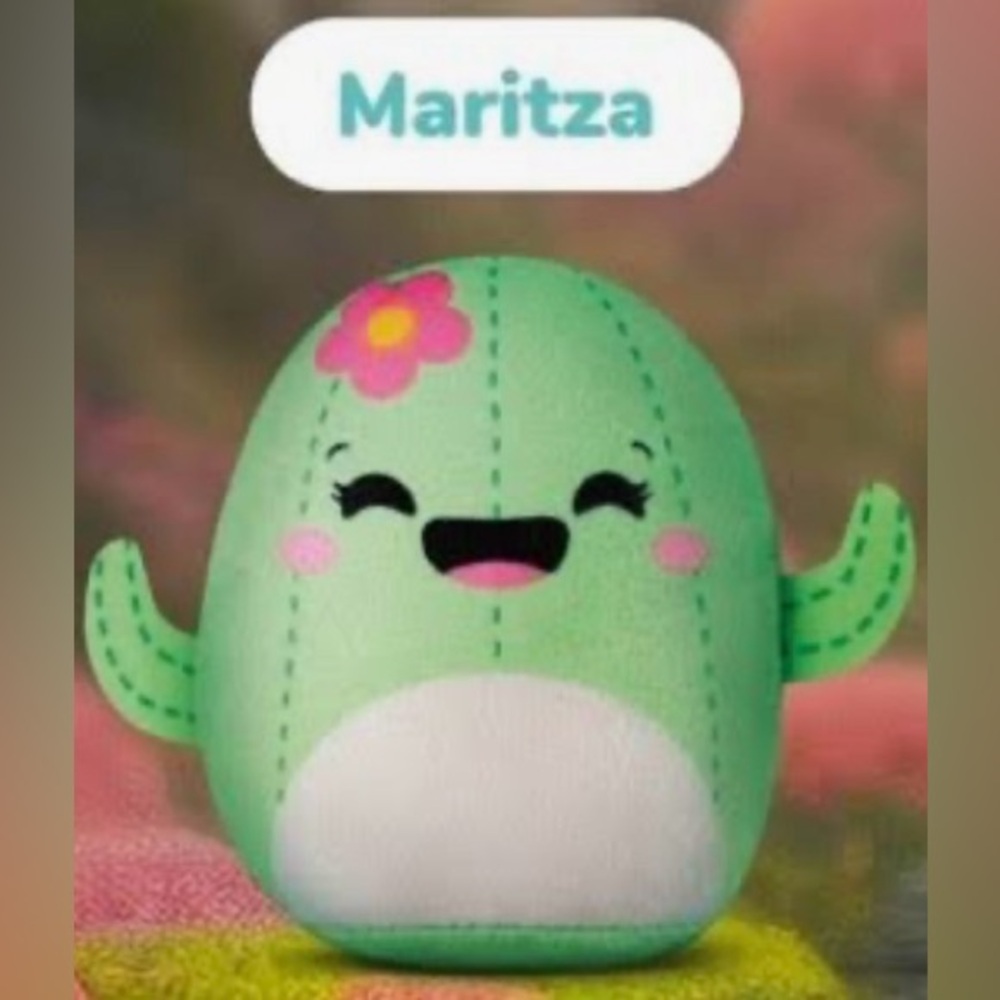 Happy Meal Squishmallows Maritza The Cactus NWT 2025 McDonalds Green